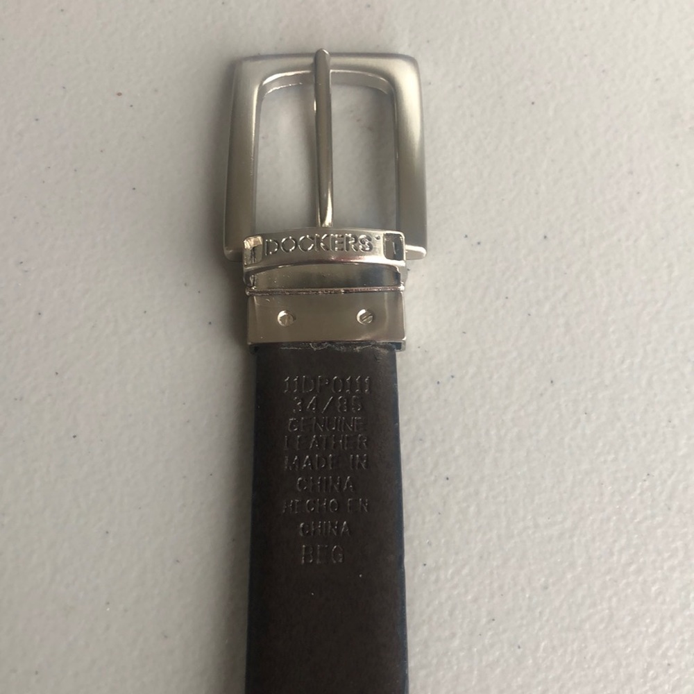 34” Reversible Leather Belt